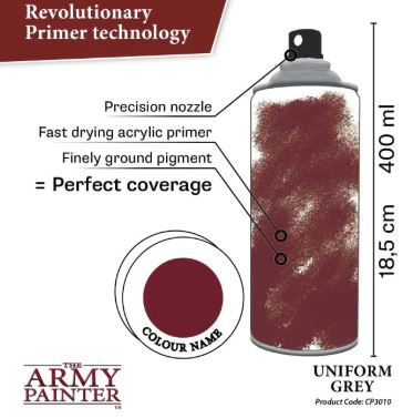 The Army Painter - Colour Primer - Uniform Grey (400ml)