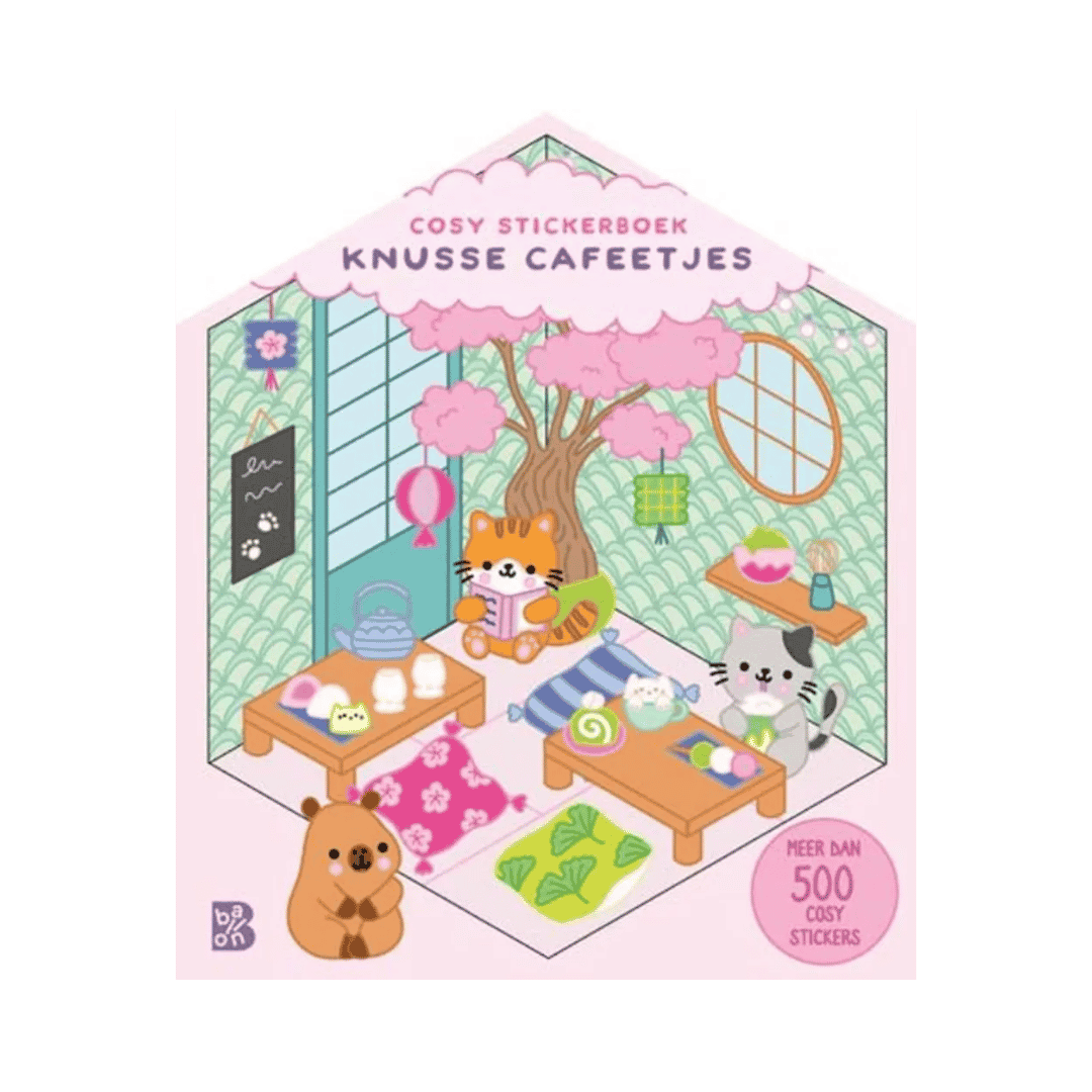 Cosy Stickerboek: Knusse Cafeetjes
