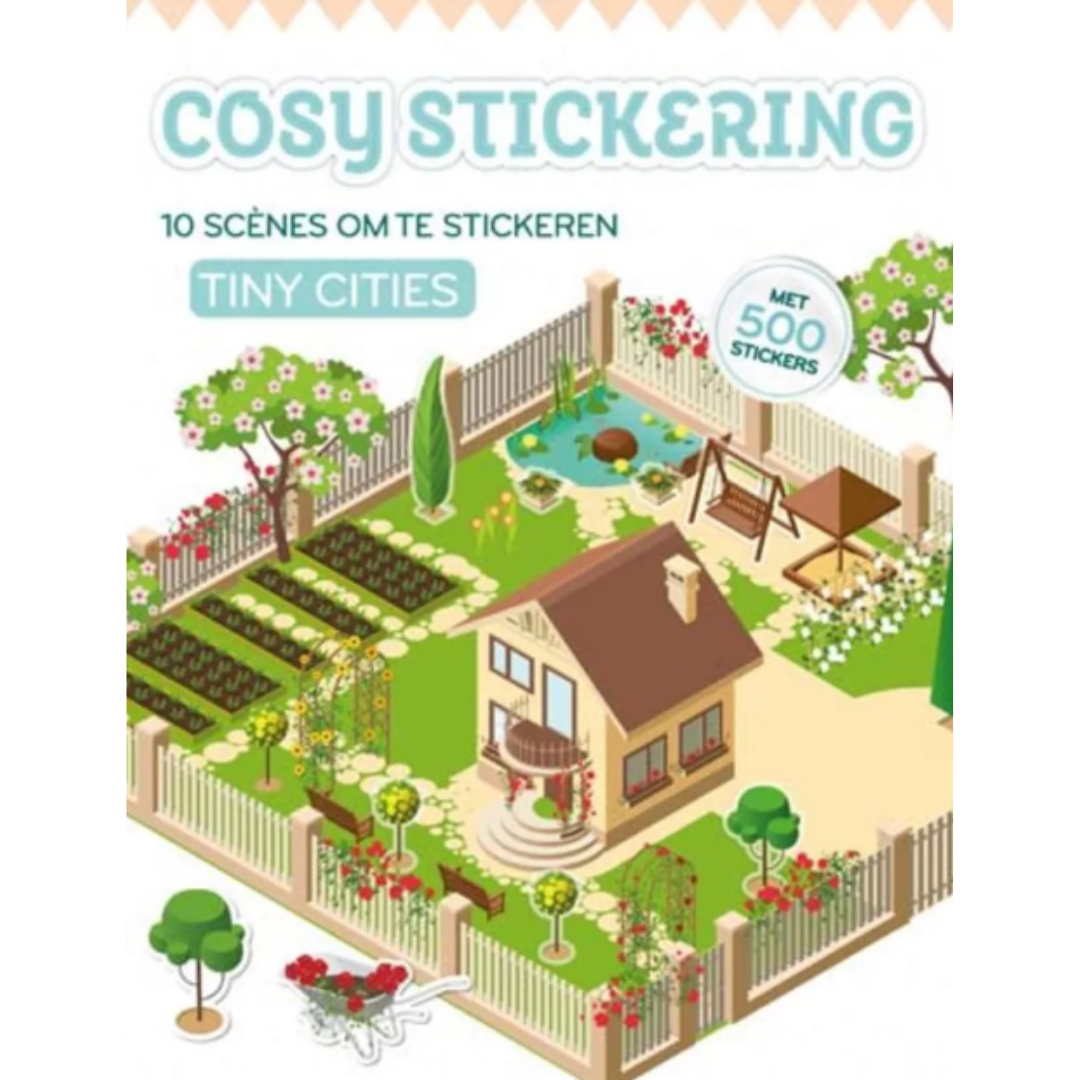 Cosy Stickering: Tiny Cities - Stickerboek