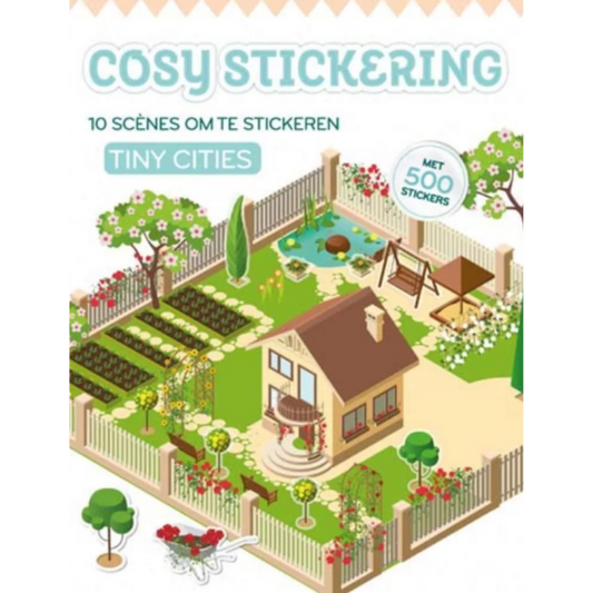 Cosy Stickering: Tiny Cities - Stickerboek