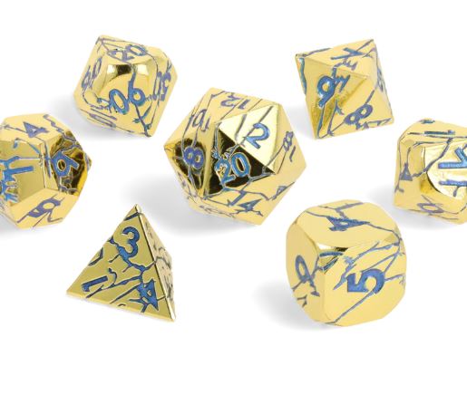 Divinity Unbound Metal RPG Dice Set