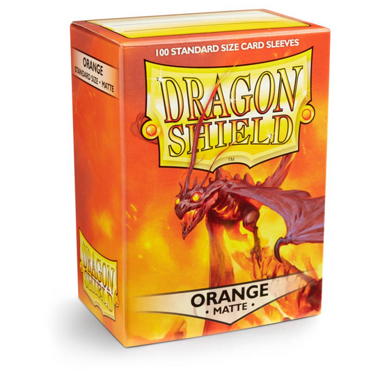 Dragon Shield Matte Sleeves – Orange – 100 stuks