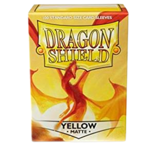 Dragon Shield Matte Sleeves – Yellow – 100 stuks