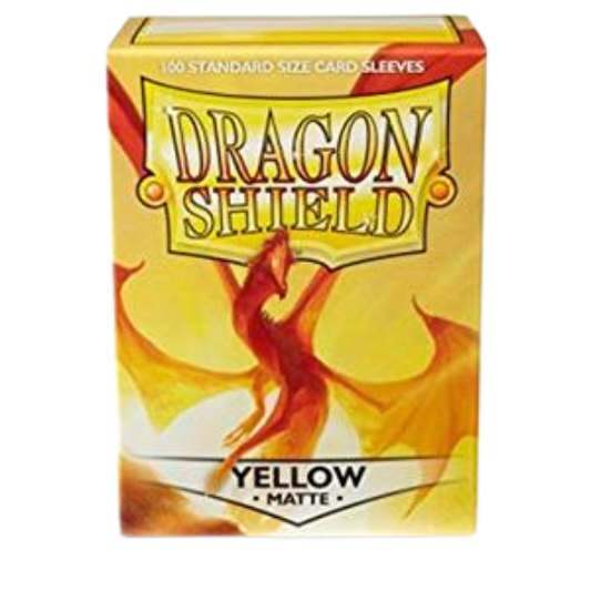 Dragon Shield Matte Sleeves – Yellow – 100 stuks