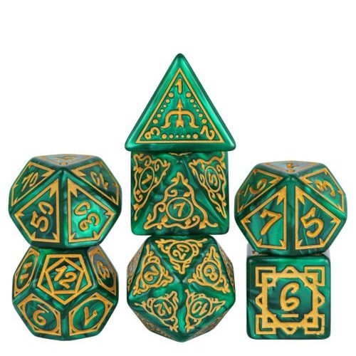 Dice Set Druide diverse kleuren