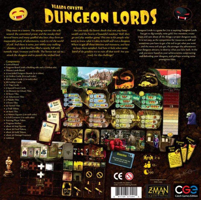 Dungeon Lords - Bordspel (EN)