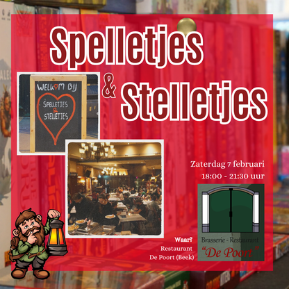 Spelletjes & Stelletjes - Valentijnsavond