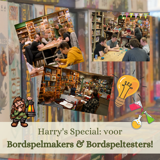 Harry's special: Play-test avond | Dinsdag 28 april, 19.30u