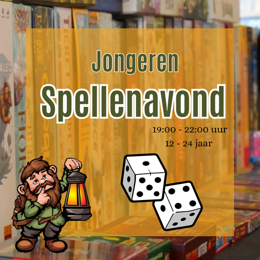 Spellenavond voor Jongeren! (12-24 jaar)