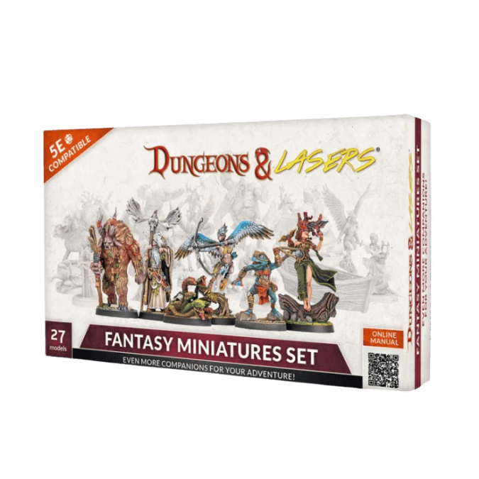 Dungeons & Lasers - Fantasy Miniatures Set