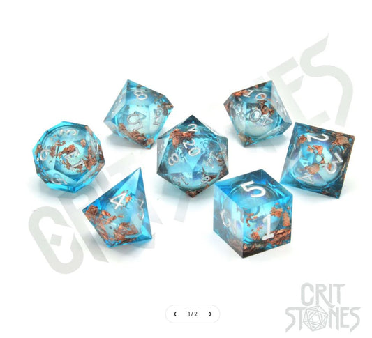 Flux Fortune Liquid Core RPG Dice Set