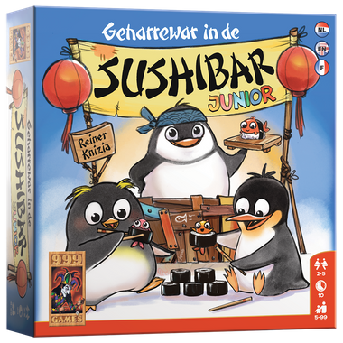 Geharrewar in de Sushibar Junior - Dobbelspel