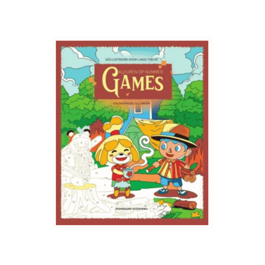 Kleuren op nummer - "Games" 8+