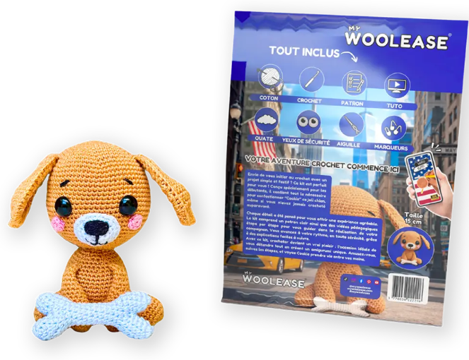 My Woolease Haakpakket – Cookie the Dog