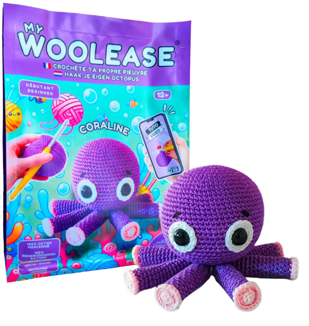 My Woolease Haakpakket – Coraline the Octopus