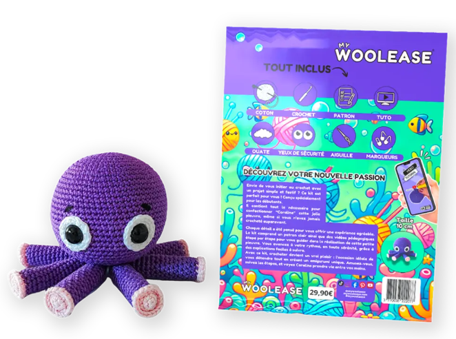 My Woolease Haakpakket – Coraline the Octopus
