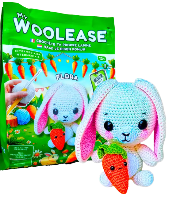 My Woolease Haakpakket – Flora the Rabbit