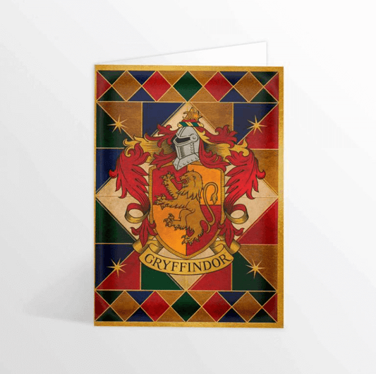 Gryffindor Crest Foiled Notecard