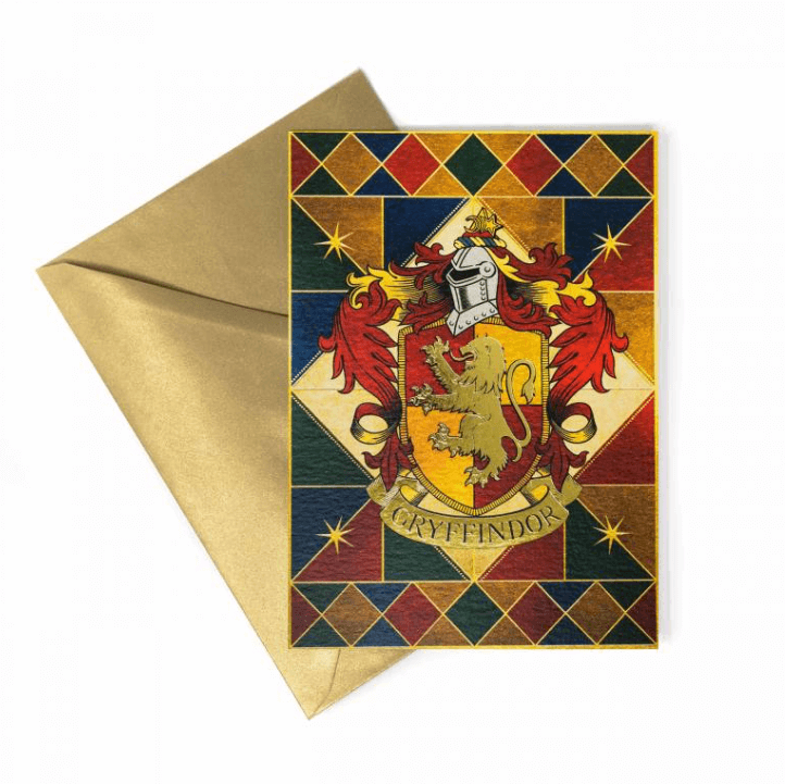 Gryffindor Crest Foiled Notecard