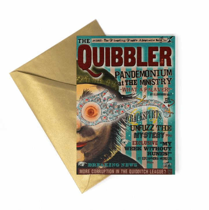 Quibbler Foiled Notecard