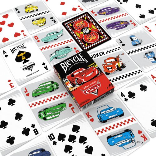 Bicycle Speelkaarten - Disney Pixar Cars Lightning McQueen