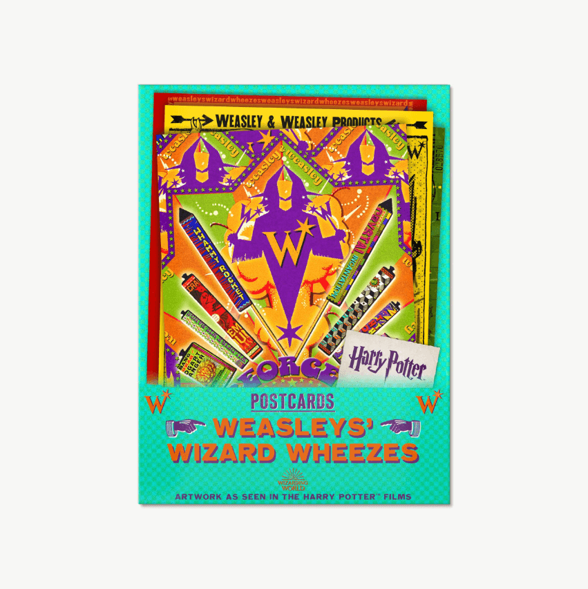 The Weasleys' Wizard Wheezes Postcards