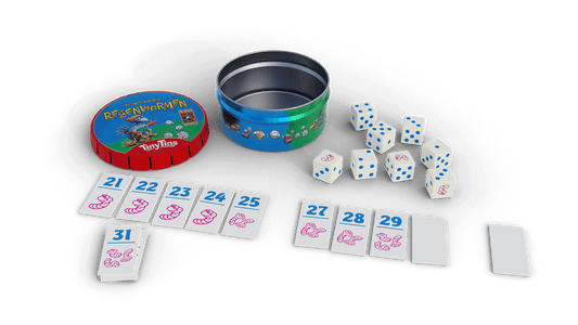 Tiny Tins: Regenwormen - Dobbelspel