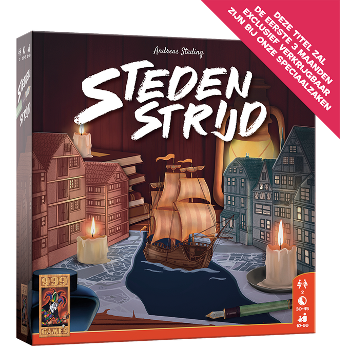 Stedenstrijd - Bordspel (NL)