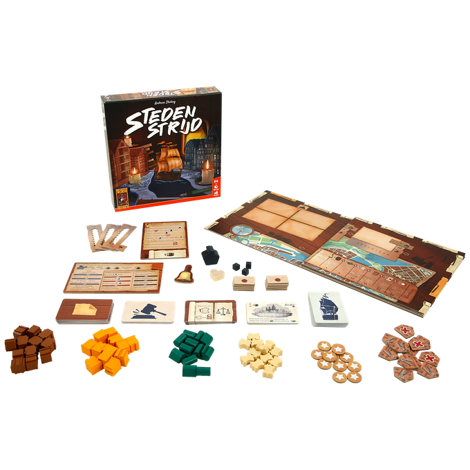 Stedenstrijd - Bordspel (NL)