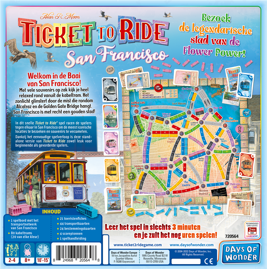 Ticket to Ride San Francisco - Bordspel (NL)
