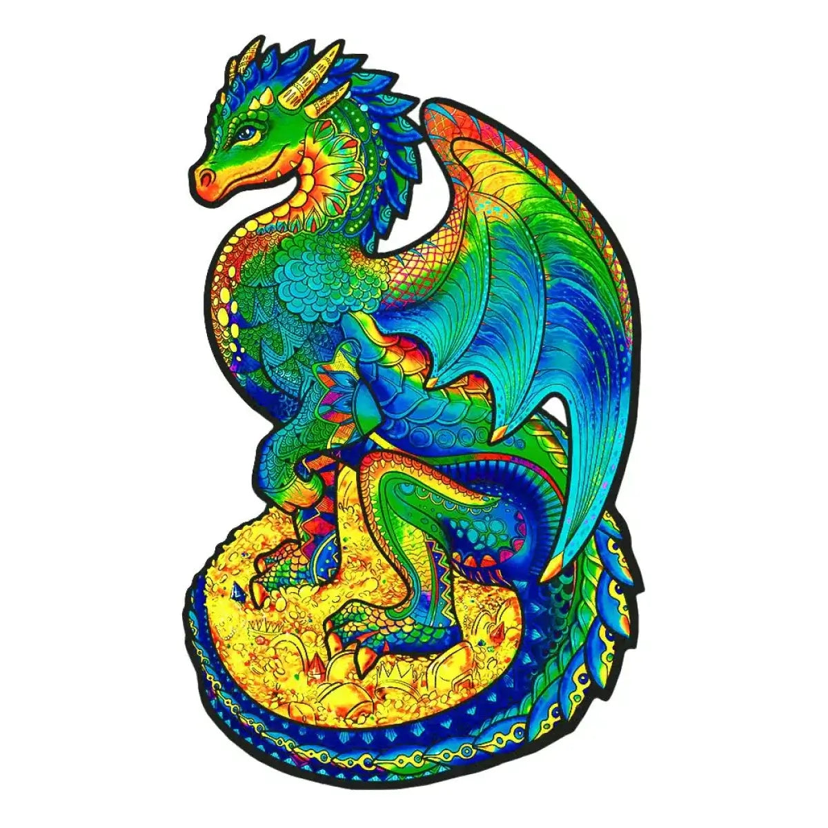 Unidragon Wooden Puzzel Guarding Dragon