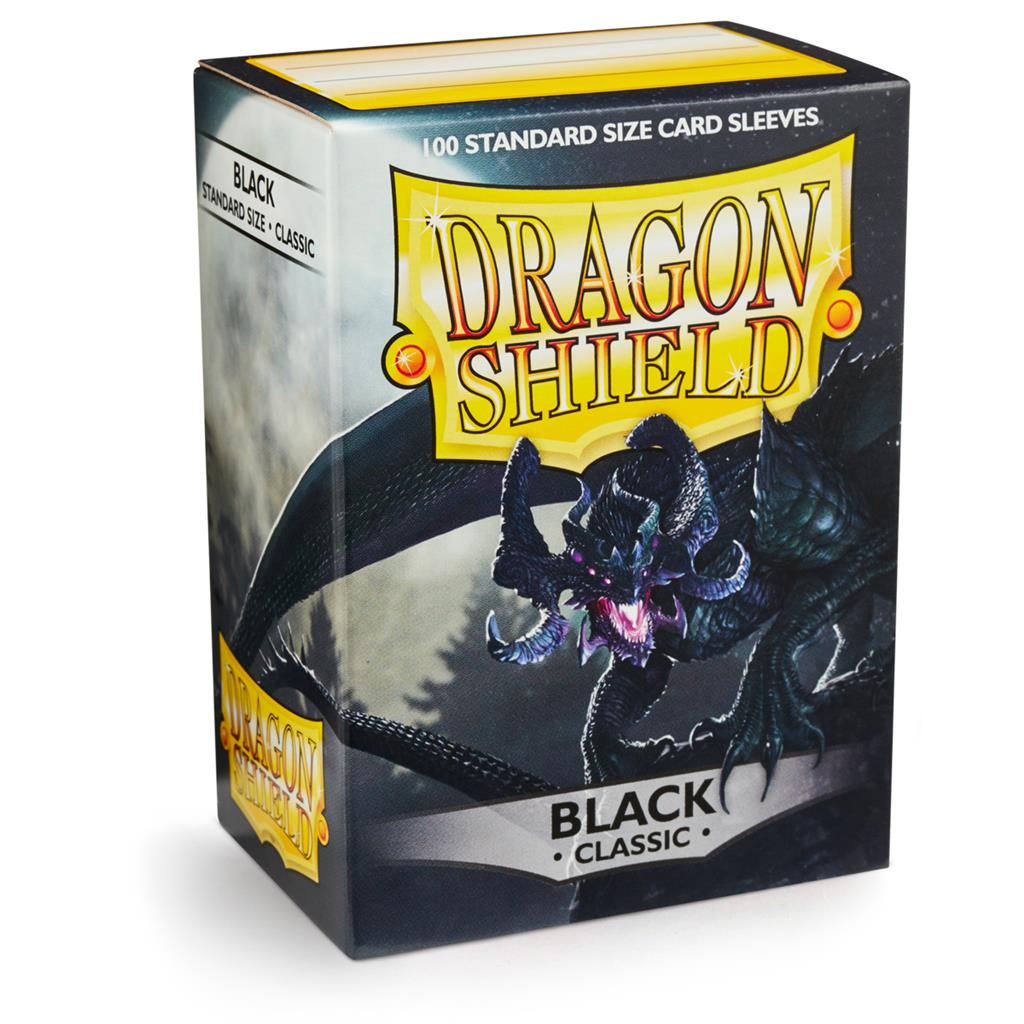 Dragon Shield Classic Sleeves – Black – 100 stuks