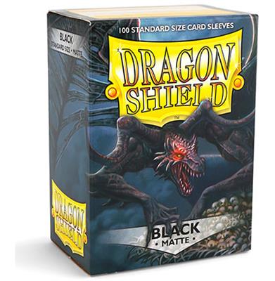 Dragon Shield Matte Sleeves – Black – 100 stuks