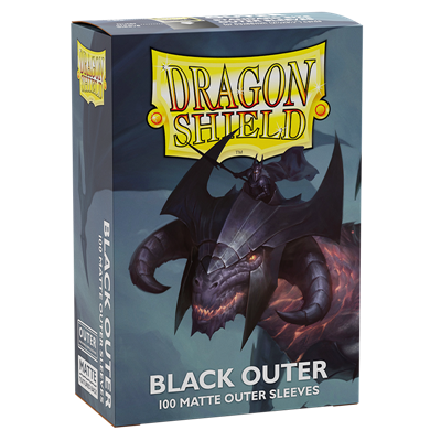 Dragon Shield Outer Sleeves – Black – 100 stuks