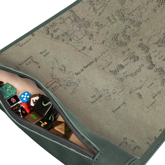 Artifacts Across Eternities: Drizzt & the Forgotten Realms Premium Dice Scroll Map