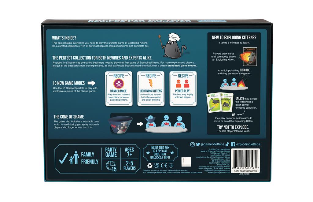 Exploding Kittens Recipes for Disaster - Kaartspel (ENG)