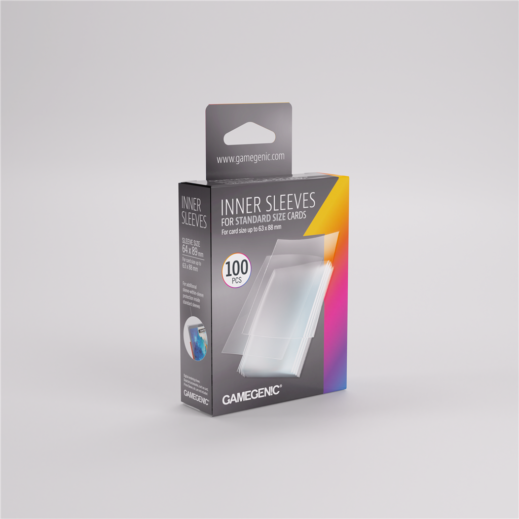 Gamegenic Inner Sleeves 64x89mm (100 stuks)