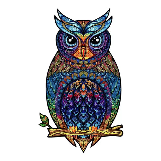 Unidragon Wooden Puzzel Charming Owl