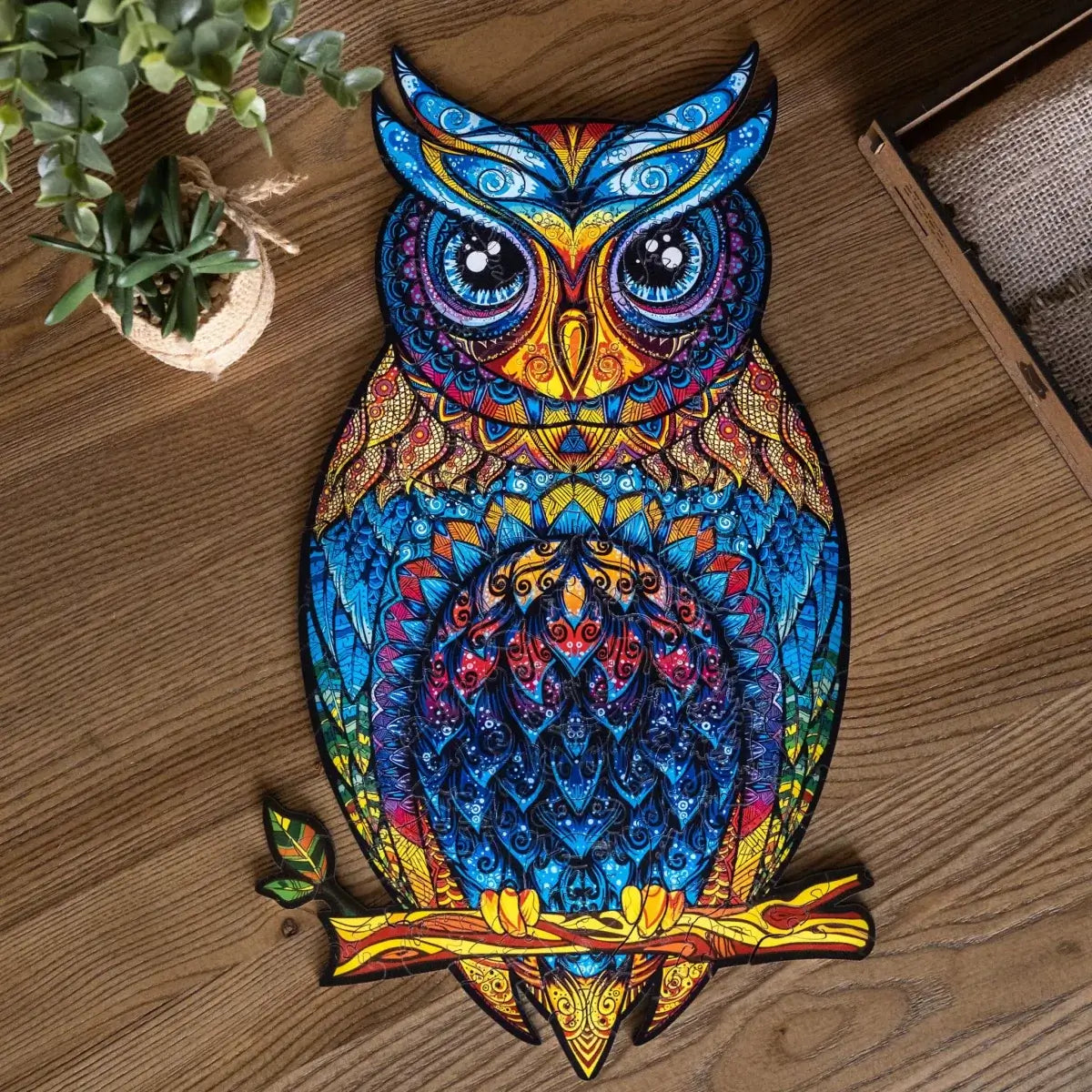 Unidragon Wooden Puzzel Charming Owl