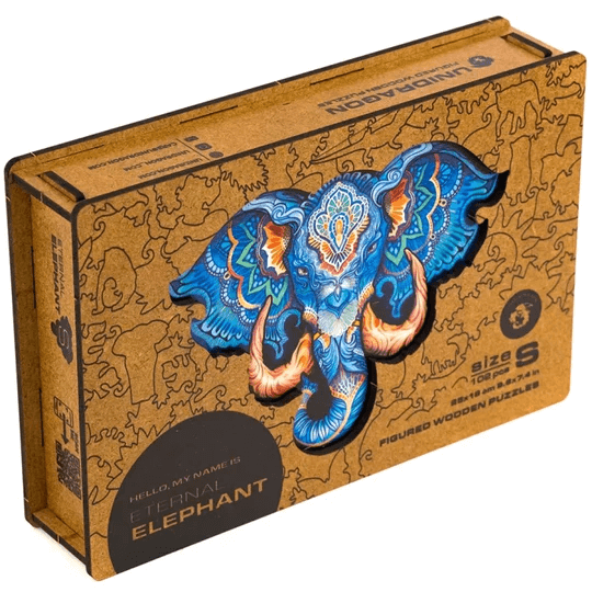 Unidragon Wooden Puzzel Eternal Elephant