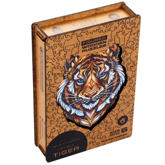 Unidragon Wooden Puzzle Lovely Tiger