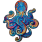 Unidragon Wooden Puzzel Magnetic Octopus