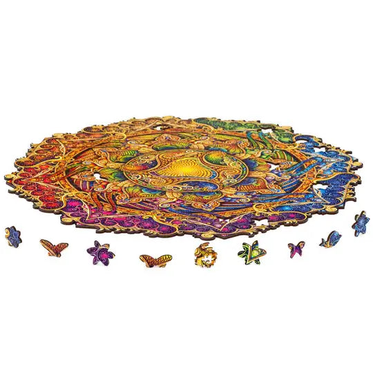 Unidragon Wooden Puzzle Mandala Inexhaustible Abundance