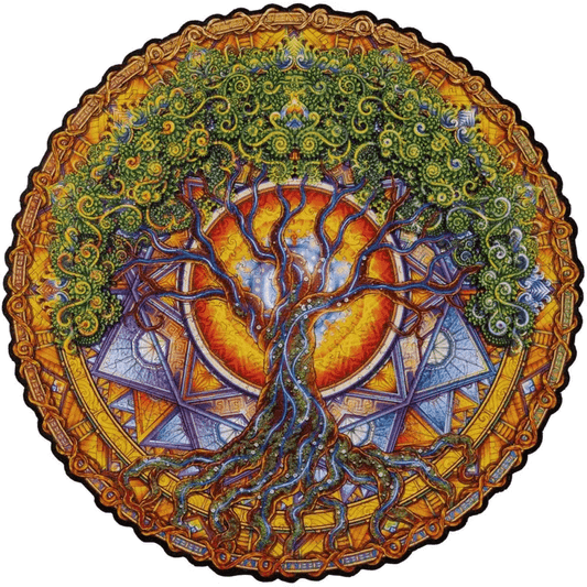 Unidragon Wooden Puzzle Mandala Tree of Life