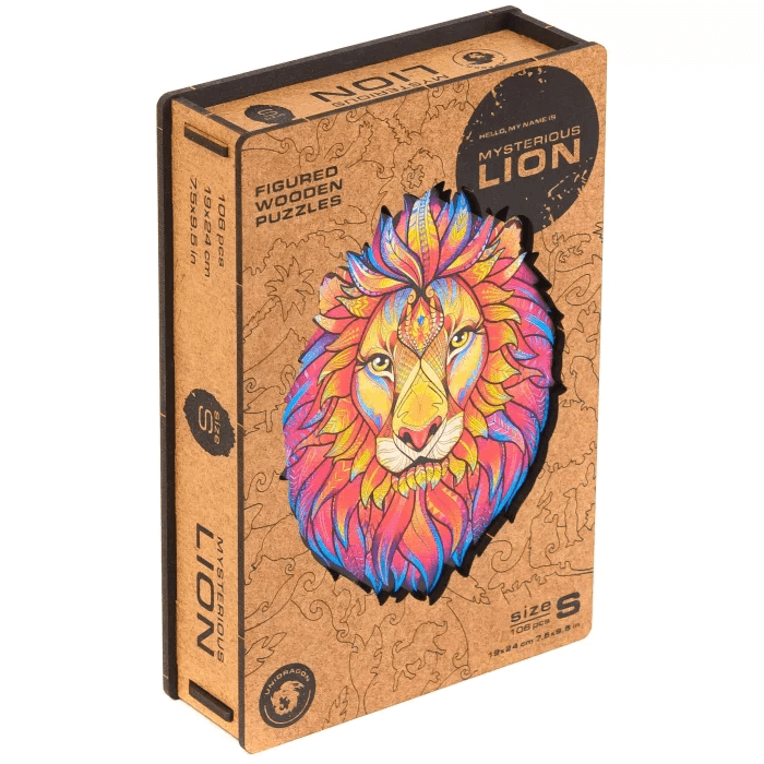 Unidragon Wooden Puzzle Mysterious Lion