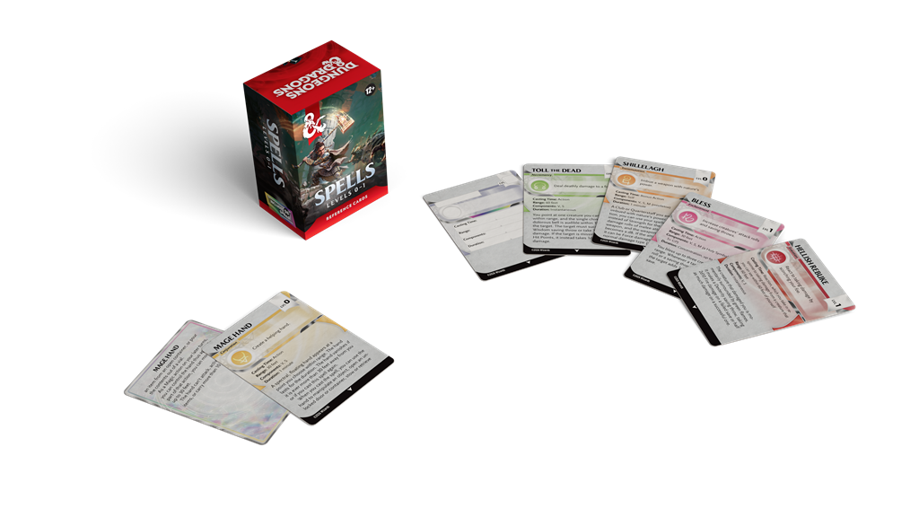 D&D Reference Cards Trove: Spells Levels 0-1 [PRE-ORDER]