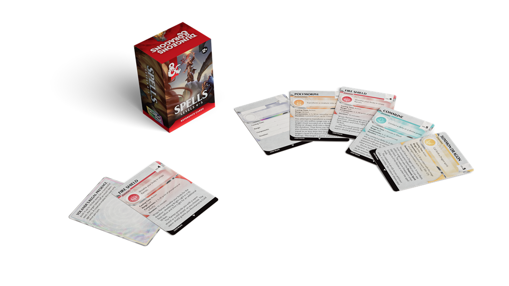 D&D Reference Cards Trove: Spells Levels 4-5 [PRE-ORDER]