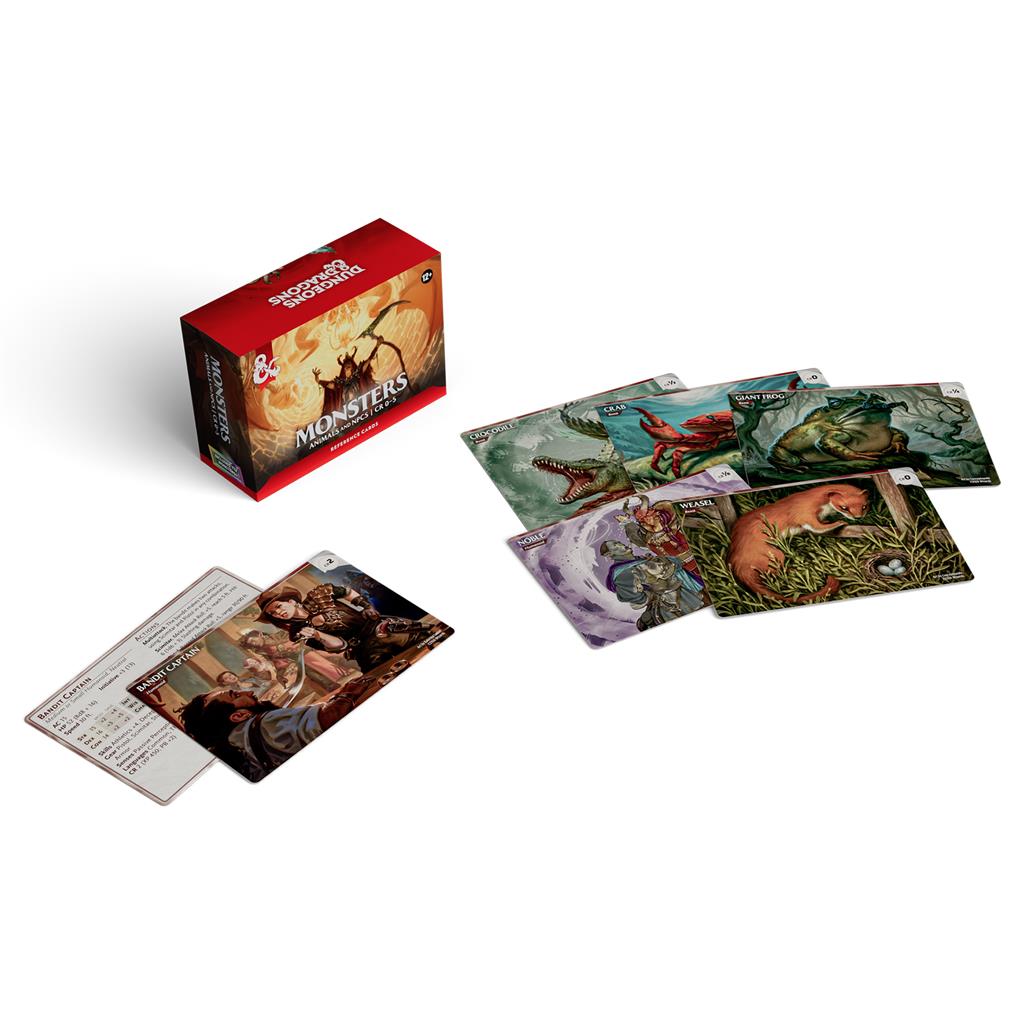 D&D Reference Cards Trove: Monsters - Animals and NPCs [PRE-ORDER]