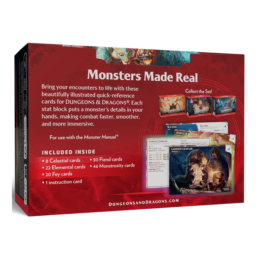 D&D Reference Cards Trove: Monsters - Mystical And Menacing [PRE-ORDER]