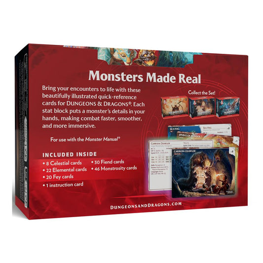 D&D Reference Cards Trove: Monsters - Mystical And Menacing [PRE-ORDER]